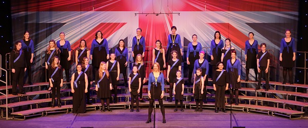 The LABBS Youth Chorus on stage